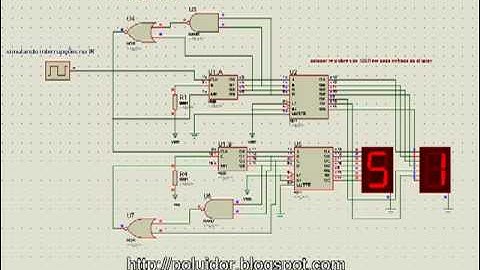 Simulação Proteus ISIS - contador 0-99