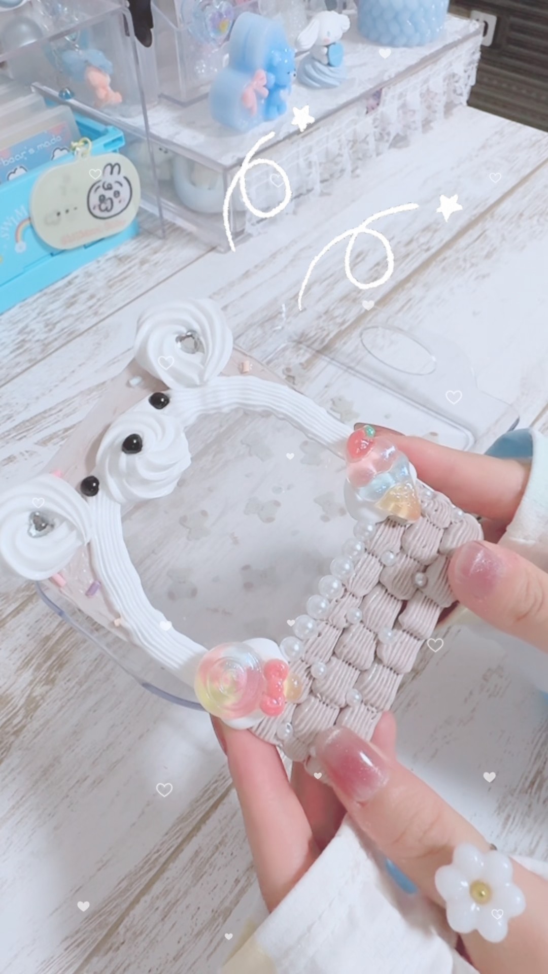 くま好き必見！ホイップデコ🧸♬.*ﾟ￤ #handmade # #ハンドメイド