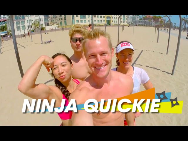 American Ninja Warrior Ben Melick  NINJA QUICKIE (Again) 