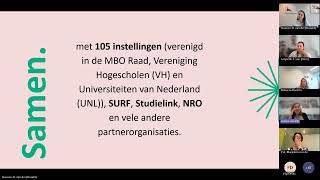 Informatiebijeenkomst Grote vragen in het vervolgonderwijs 2025