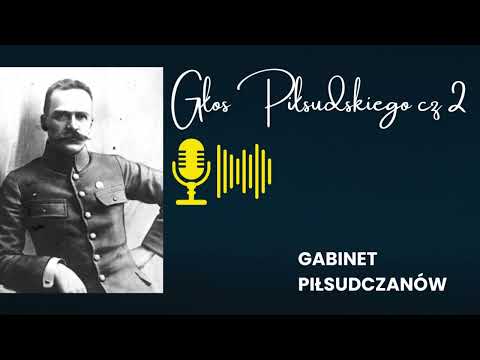 Archiwalne nagranie Józefa Piłsudskiego z przemówienia o umowach