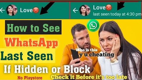 How to see Whatsapp last seen if hidden 2025/whatsapp last seen not showing ...last seen