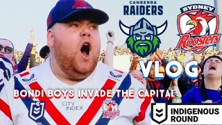 The Bondi Boys Invade the ACT ( Canberra Raiders VS Sydney Roosters NRL Round 12 Game Day Vlog.