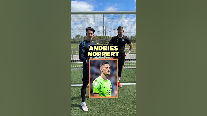 Can I SCORE 🆚 ANDRIES NOPPERT❓👀 #goalkeeper #goalkeepertraining