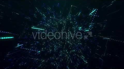 The Flight of the Camera Into a Technology Structure with Lines of Chaos | Motion Graphics - Env...
