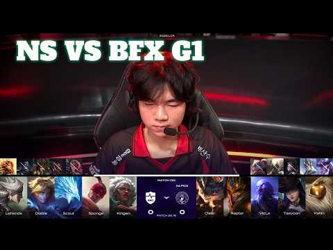 NS vs BFX Game 1 | LCK 2026 Rounds 3-4 Week 13 Day 5 | NS RedForce vs BNK FEARX G1