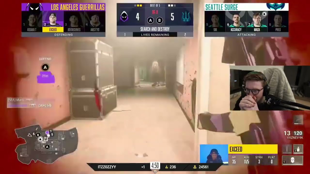 Scump's Reaction to Mack Using Knife on Exceed!