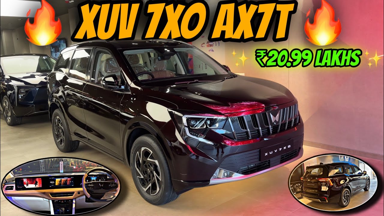 New Mahindra XUV 7XO 2nd Top AX7 T 2026 ❣️ | New महिंद्रा XUV 7XO Second Top Model AX7 (T) Review 😍