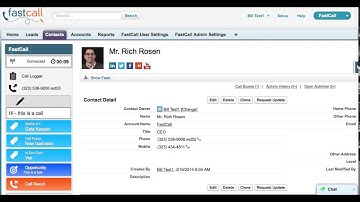 FastCall Salesforce Demo   August 2015 - #1 Open CTI Phone Sales Acceleration Application