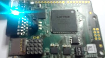 Open FPGA toolchain, tested working on ICEd Arduino