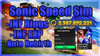 SONIC SPEED SIMULATOR (INF XP & RING) – DailyPastebin