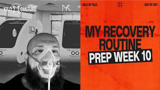 My Recovery Routine / 5600 cals Full Day of Eating Prep Week 10