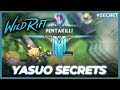 Fastest Yasuo Player Secret & Tips Fast Dash Training | Wild Rift - yrslma