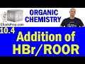 Hydrobromination of Alkenes with Peroxide Quiz