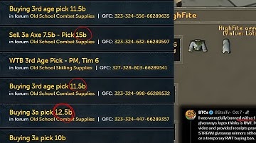 3rd Age Prices Are Getting Out of Control