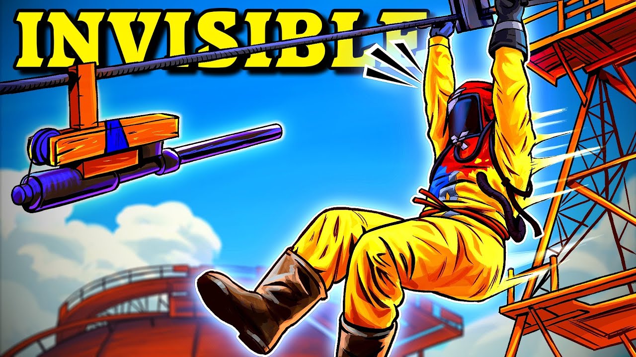 Evil Rust We built an EVIL ZIPLINE TRAP in Rust - YouTube