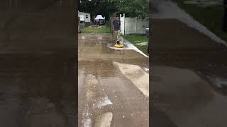 Paver sealing step-by-step process using a water based sealer by Premier Pro Wash & Seal