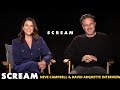 Scream 2022 Interview - Neve Campbell and David Arquette