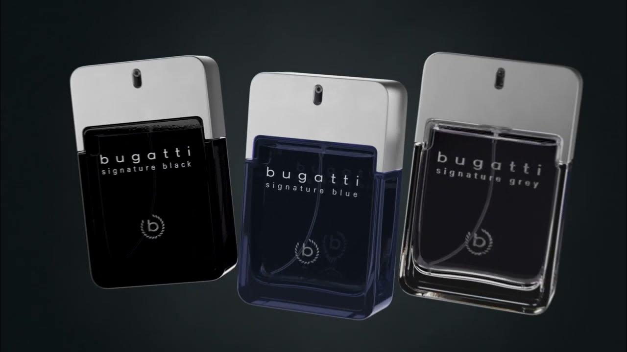 Bugatti Fragrances - Signature Black / Blue / Grey Eau de Toilette for him  - YouTube