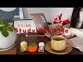 【作業用】🎄1 hour STUDY WITH ME | クリスマスBGM🎅