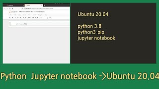 How To Install Jupyter Notebook With Python 3 Pip On Ubuntu 20 04 Lts ...