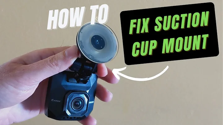 How to Fix Suction Cup Mount - For Dash Cams, Phone Holder - Very Easy Fix!