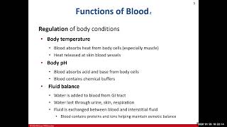 Celebrity BIO 211 Lecture Chapter 18 Blood Part 1 Profile