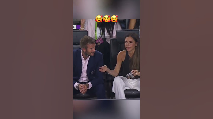 This moment between Victoria and David Beckham ❤️ (via @Major League Soccer on Apple TV) #shorts