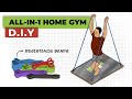 How to Build a Full Body Resistance Band Platform | DIY Gym Equipment