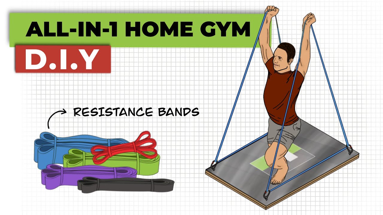 How to a Full Resistance Band Platform DIY Gym Equipment - YouTube