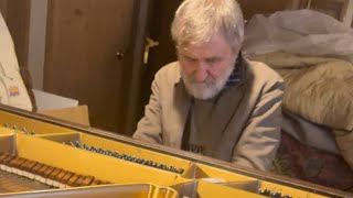My Piano-Teaching Friend, Arne Sahlen Tries Out My Restored Canadian-Built 1925 Nordheimer G