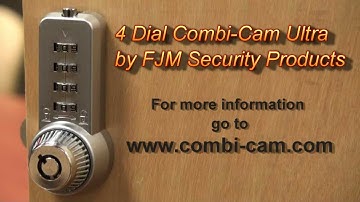 Combi-Cam Ultra Combination Cam Lock with Key Override, cabinet locks, combination locks