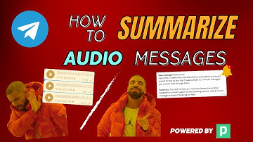 Automatically Transcribe & Summarize Voice Messages on Telegram | Time-Saving Automation Tutorial