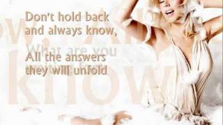 Christina Aguilera - Soar (Lyrics) chords