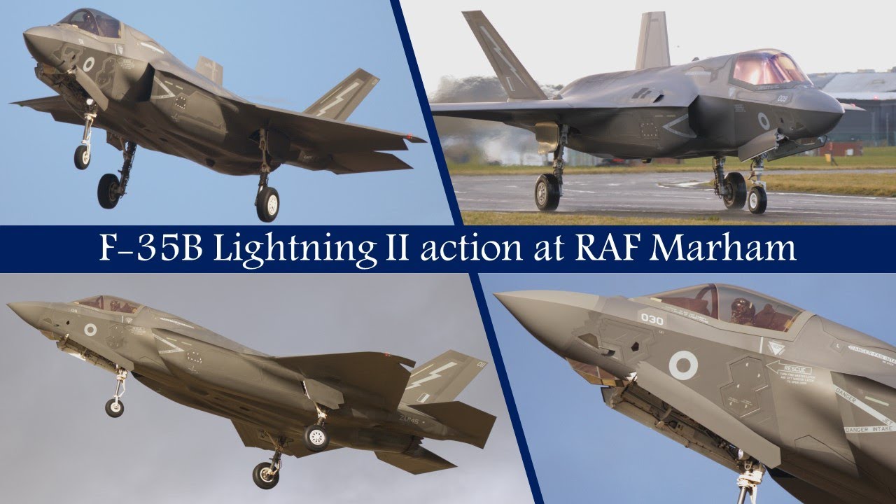 F-35B Lightning II action at RAF Marham | JAN 24 - YouTube
