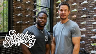 Mark Wahlberg And Kevin Hart Go Sneaker Shopping With Complex