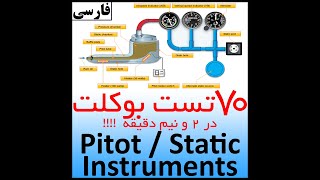 حل70سوال بوکلت خلبانی اینسترومنت pitot/static instrument سادین اسپیس Sadin Space