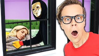 Caught Hackers Spying on Rebecca in Our House! (24 Hours Searching for Clues Challenge Face Reveal)