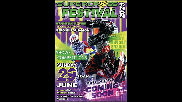 SUPERCROSS FESTIVAL 29/6/25