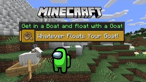 How To Get The "Whatever Floats Your Goat" Advancement In Minecraft 1.21