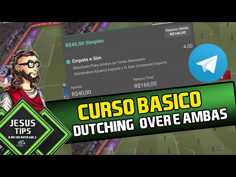 CURSO BÁSICO: DUTCHING, OVER, AMBAS MARCAM FIFA 10 MINUTOS BET365 (COMO PEGAR AS ENTRADAS DO GRUPO)