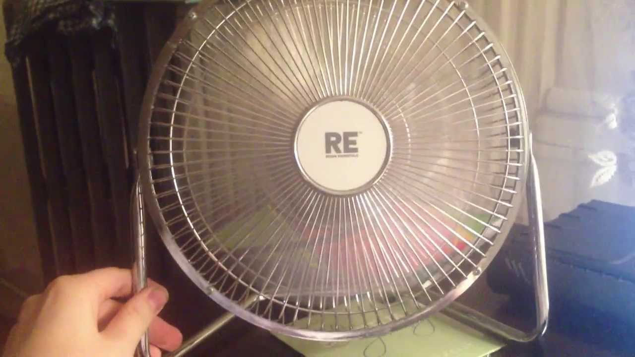 Re Room Essentials Desk Fan Youtube