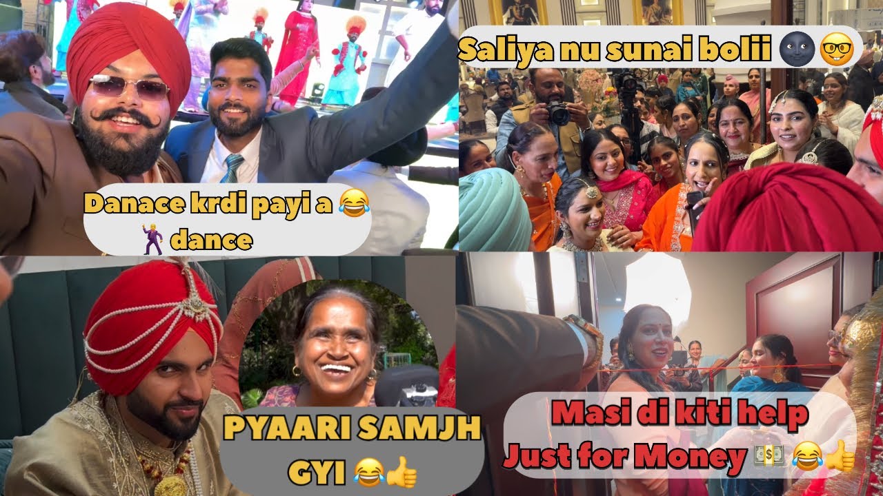 Punjabi wedding 🎊 🕺 || harkirat mama ji da viah 😁💗 dance kita bohot | #nawabvlogs @Nawabvlogs13 