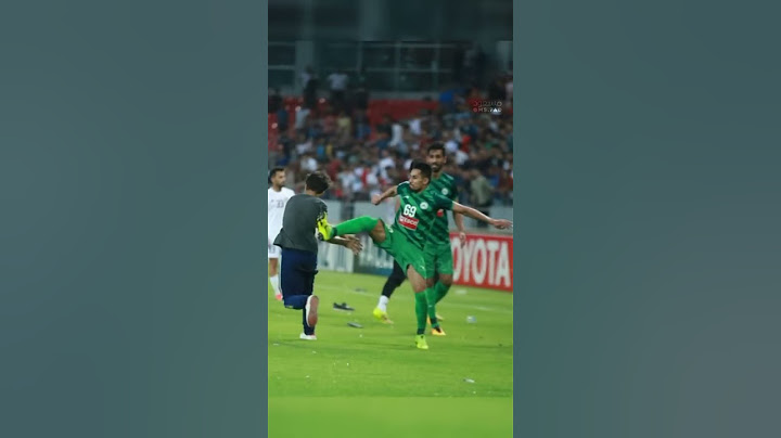 لاعب ايراني يستفز الجمهور العراقي وكان الرد قاسي😂♥🔥