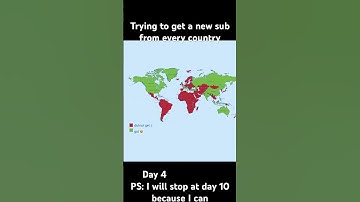 Trying to get a new sub from every country. Day 4. #countries #shortvideo #geography