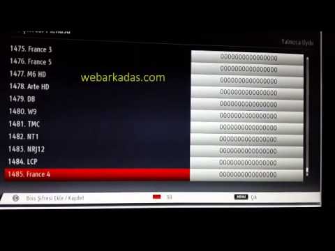 Vestel Smart Tv Biss Key Girme Özelliği   Dahili Uydu Alıcısında Biss Key