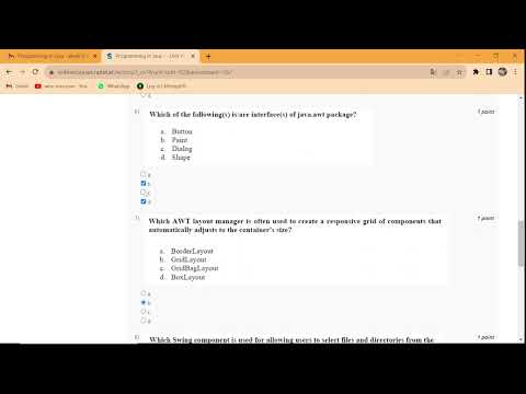 NPTEL Programming In Java Week 9 Assignment 9 Answers Solution Quiz | 2023-July