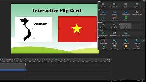 Create Interactive Flip Cards Using Events - Actions - ActivePresenter 8