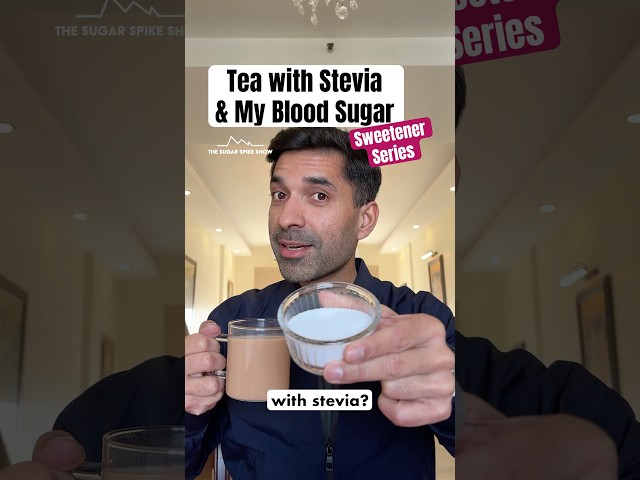 EP125: Tea with Stevia & My Blood Sugar Levels | Sweetener Series - The Sugar Spike Show