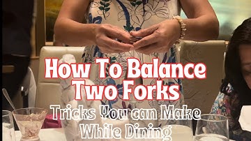 How to Balance Two Forks Using Toothpicks; Amazing Tricks